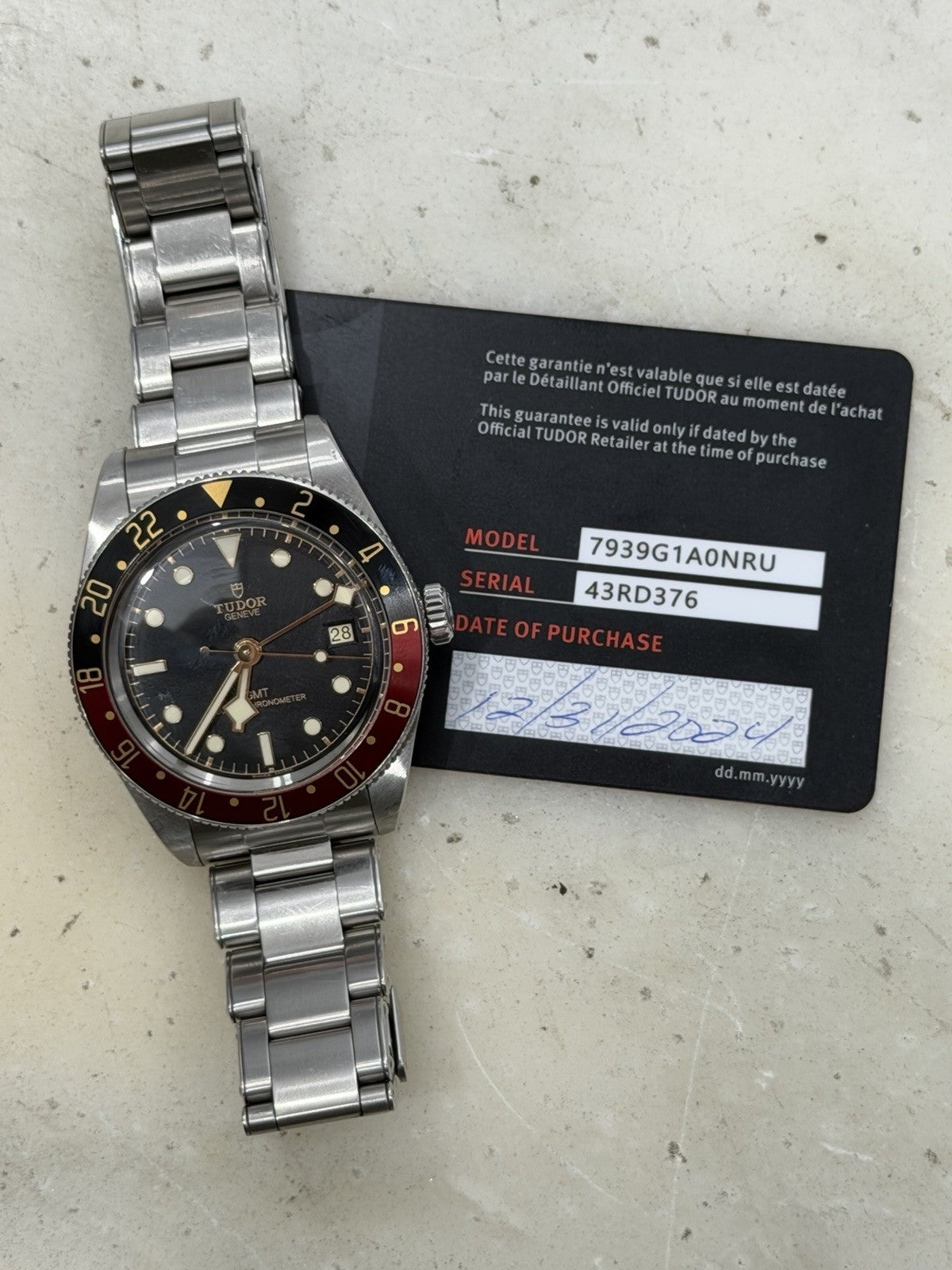 2024 Tudor Black Bay Coke GMTSteel Black Dial 39mm Automatic Watch 7939G1A0NRU