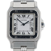 Cartier Santos Stainless Steel White Dial 29x41mm Automatic Unisex Watch 2960