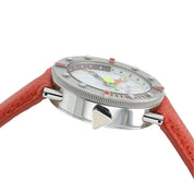 Alain Silberstein Stainless Steel White Dial 37.5mm Automatic Unisex Marine GMT