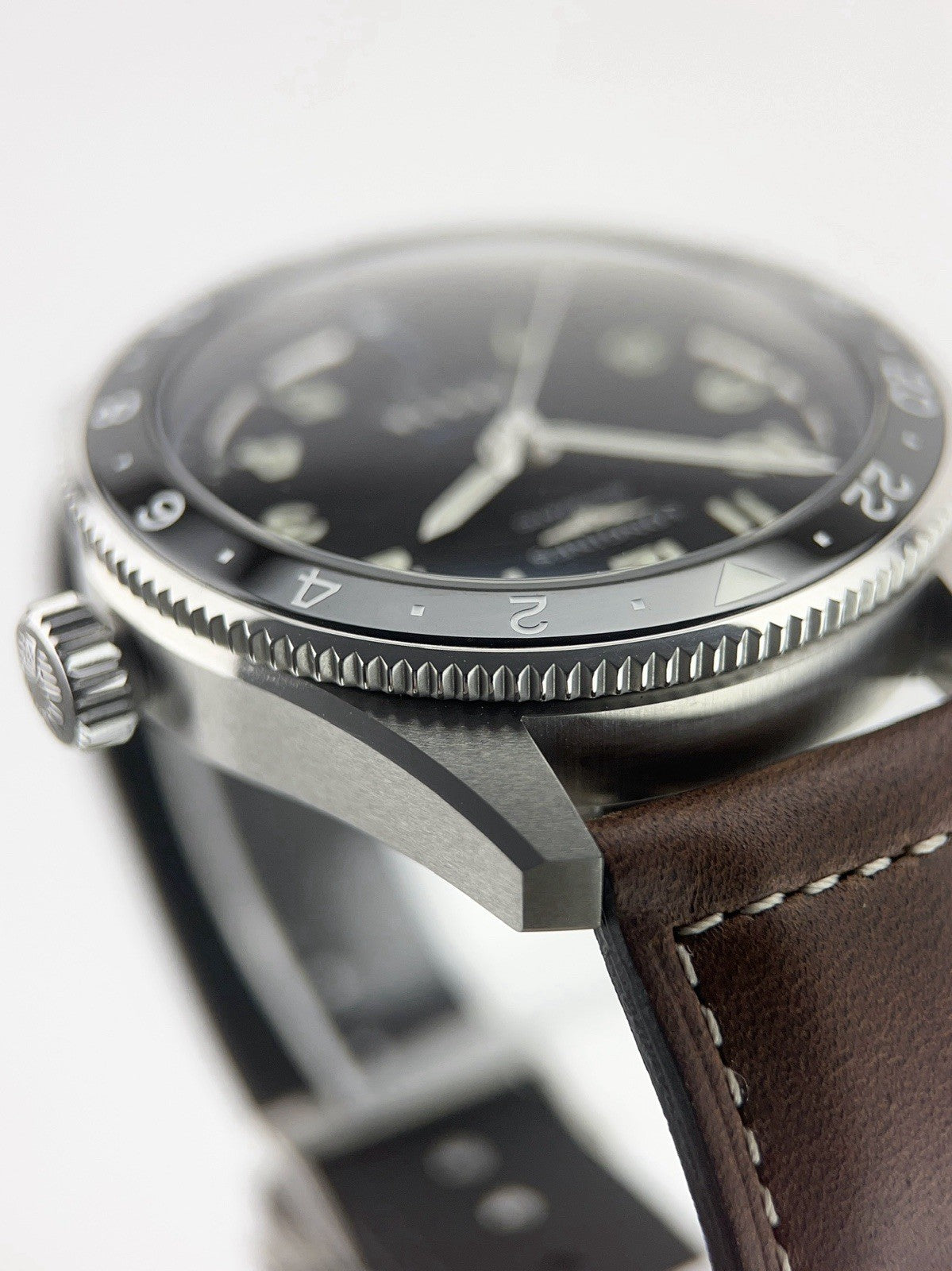 Longines Spirit Stainless Steel Black Dial 42mm Automatic Men's Watch L38124532