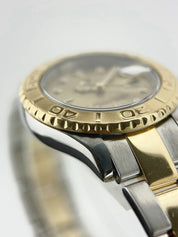 Rolex Yacht-Master 18k Gold & Steel Gold Dial 29mm Automatic Womens Watch 169623