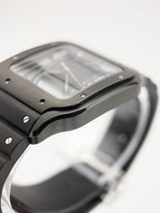 Cartier Santos Stainless Steel Black Dial 39mm Automatic Men’s Watch WSSA0039