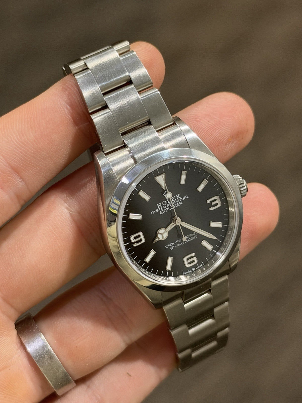 2024 Rolex Explorer Steel Black 36mm Automatic Men’s Watch 124270 - Box/Papers