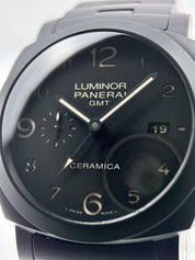Panerai Ceramica Tuttonero Luminor GMT 1950 3 Days 44mm Auto Mens Watch PAM00438
