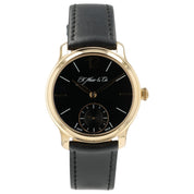 H. Moser Endeavour Black Dial 18k Rose Gold 39mm Manual Wind Mens Watch 321.503