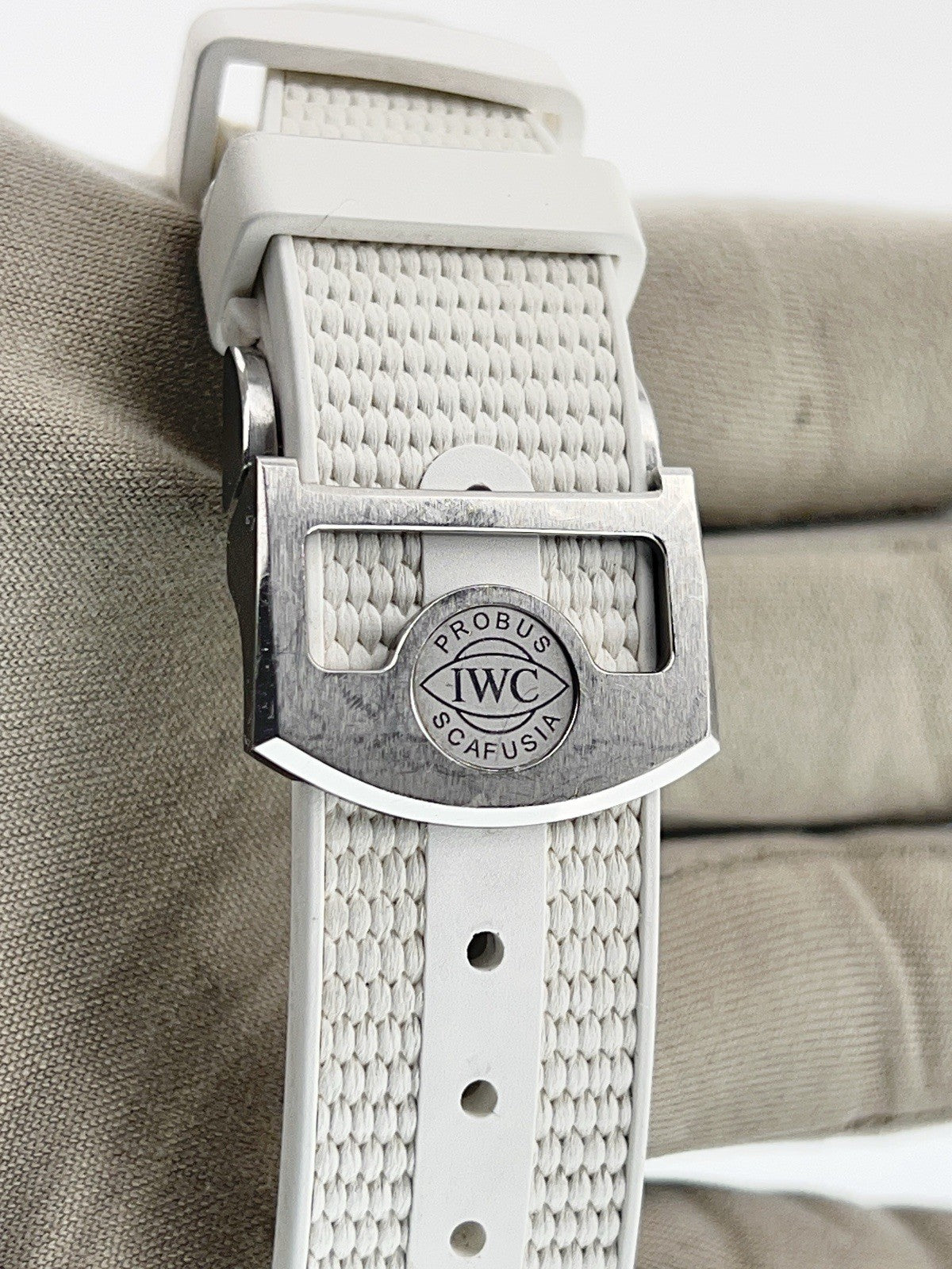 IWC Pilot Top Gun Chronograph Black Dial "Lake Tahoe" White Ceramic 44mm Watch