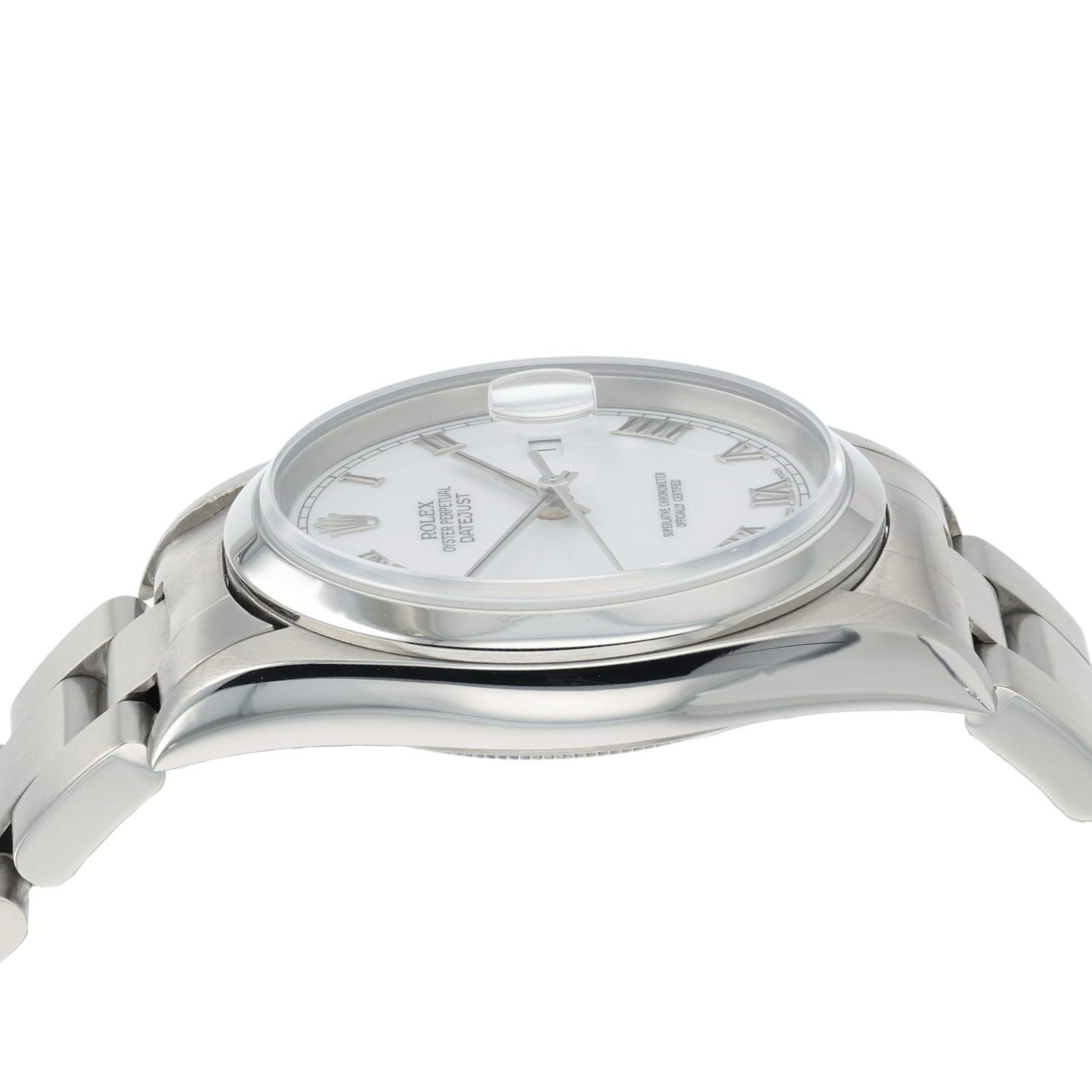 Rolex Datejust White Dial Stainless Steel 36mm Automatic Movement Men’s 16200