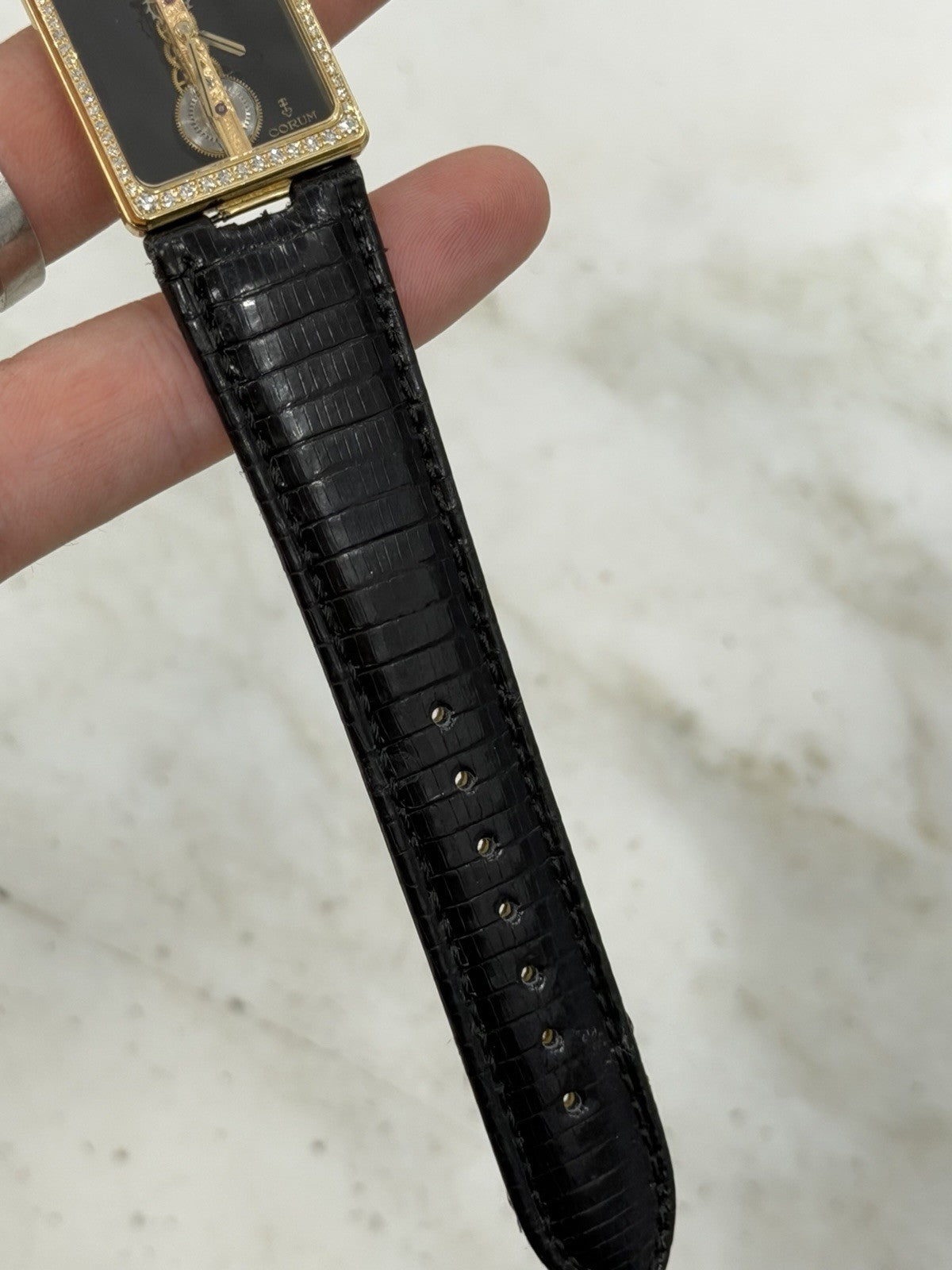 Corum Golden Bridge Diamond Wind Up 18k Yellow Gold Men's Watch - FOR PARTS