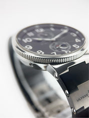 Ulysse Nardin Stainless Steel Black Dial 41mm Automatic Men’s Watch 263-66