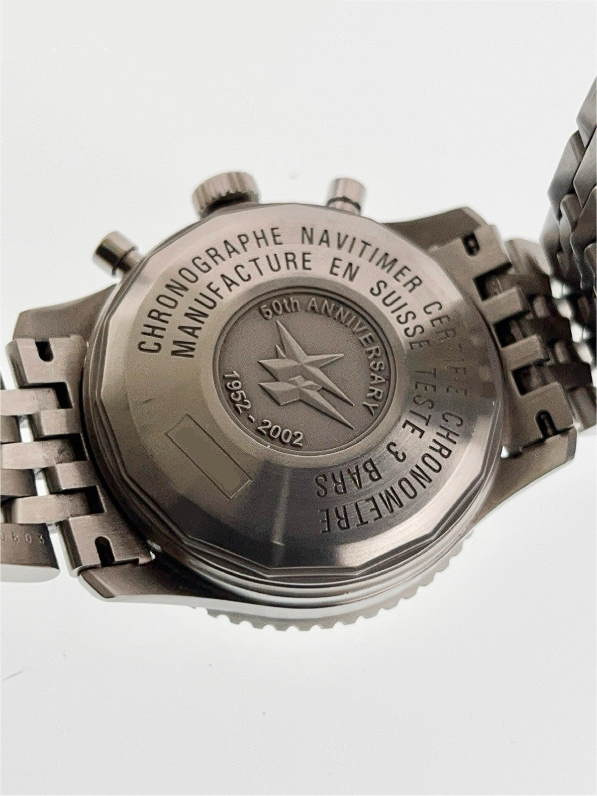 Breitling Navitimer Stainless Steel Silver Dial 41mm Automatic Mens Watch A41322