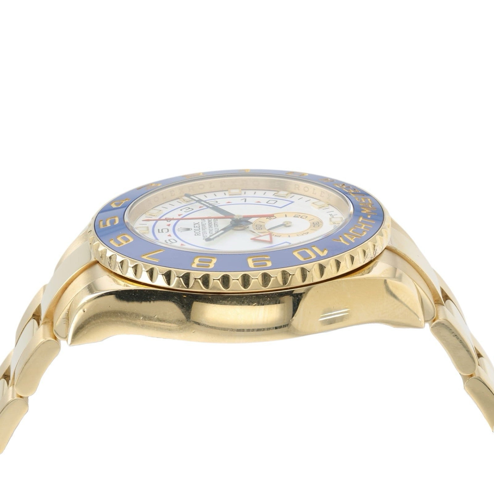 Rolex Yacht-Master II White Dial 18k Yellow Gold 44mm Automatic Men’s 116688