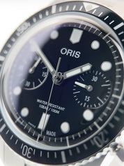 Oris Divers Sixty Five Stainless Steel Black Dial 40mm Automatic Watch 7791