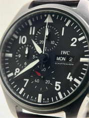 IWC Pilot Chronograph Top Gun Ceramic Black 44mm Automatic Men’s Watch IW389101