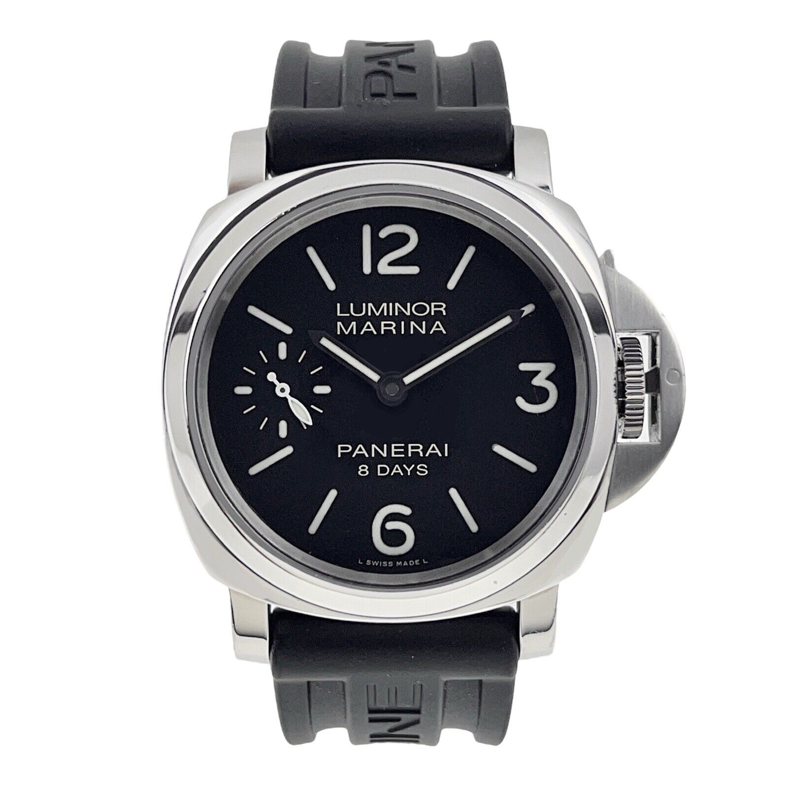 Panerai Luminor Marina 8 Days Steel 44mm Black Dial Manual Wind Men’s PAM00510