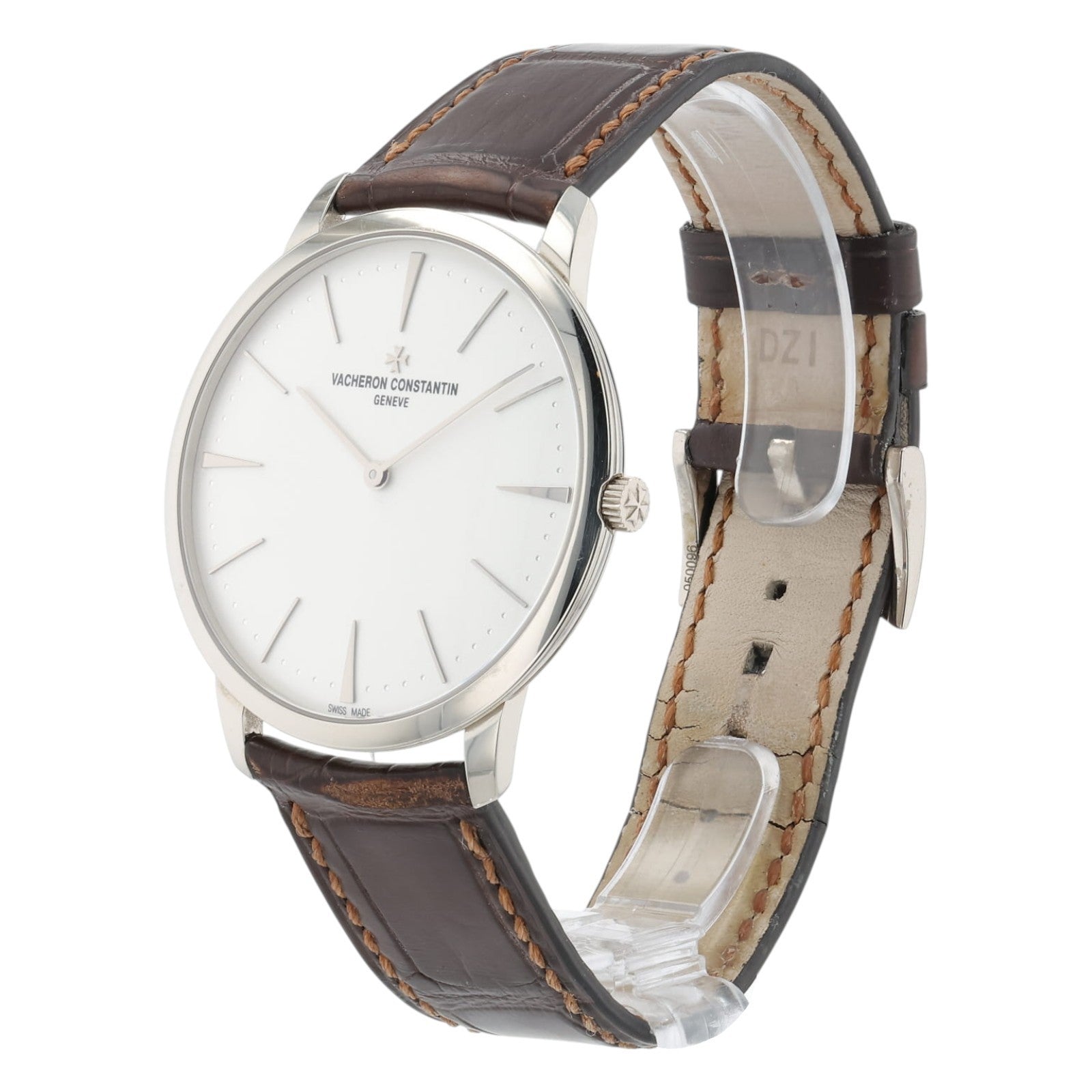 Vacheron Constantin Patrimony 18k White Gold Silver Dial 40mm Manual Mens 81180