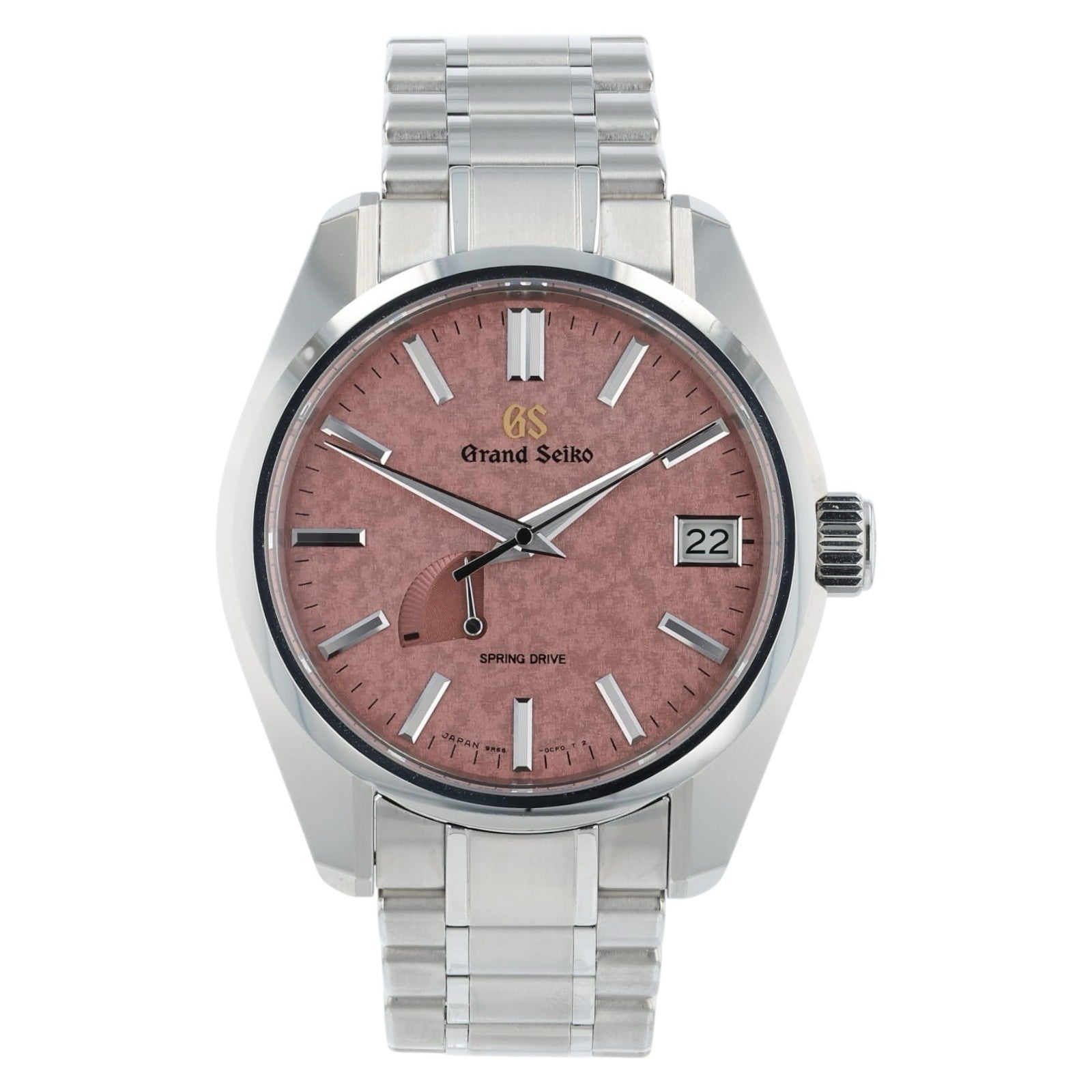 Grand Seiko Heritage Kirazuri Steel Pink Dial 40mm Automatic Men’s Watch SBGA509