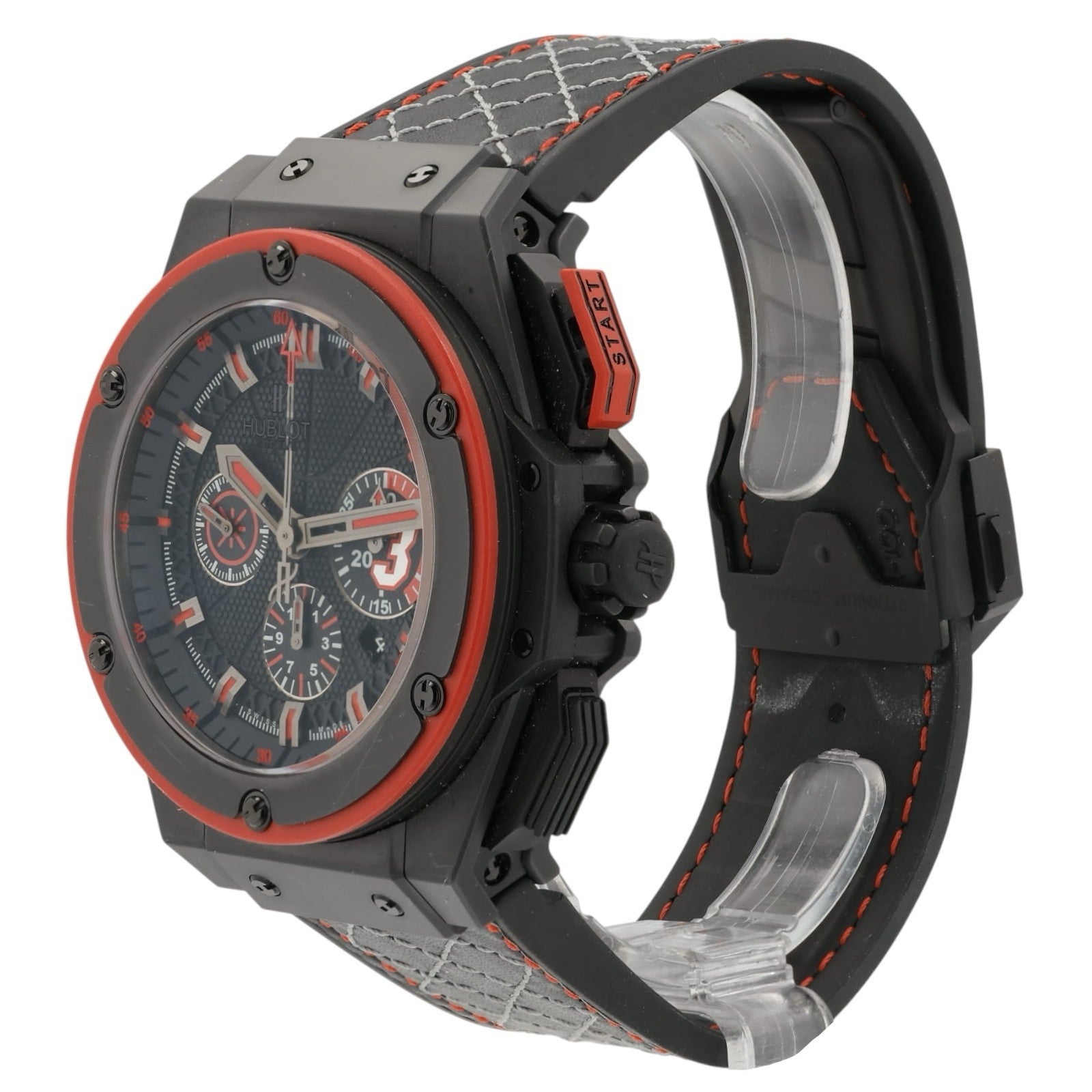 Hublot King Power Dwayne Wade Black Dial Ceramic 48mm Mens 703.CI.1123.VR.DWD11