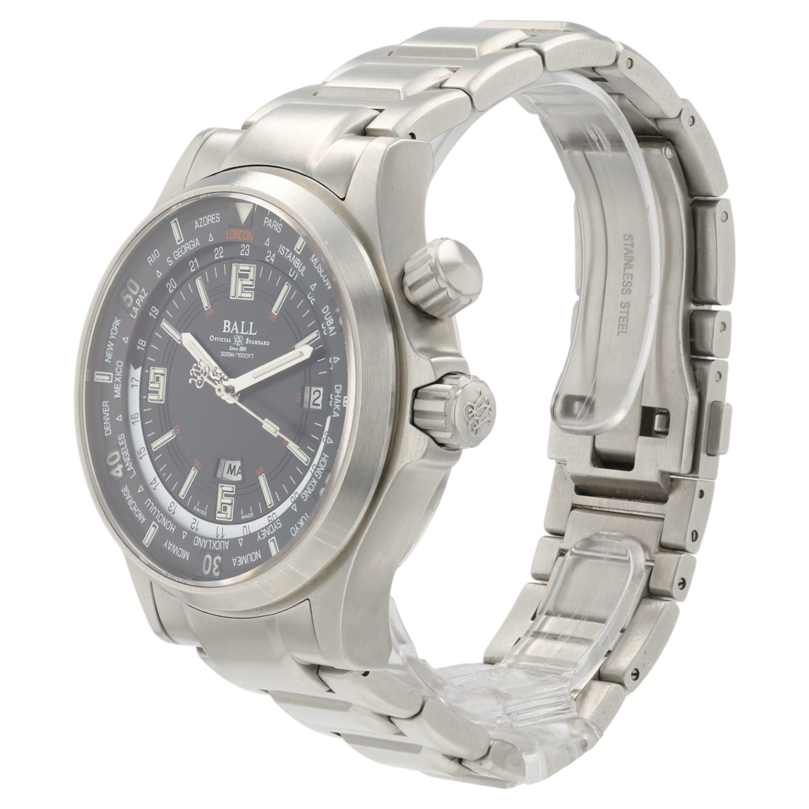 Ball Engineer Master II Black Dial Stainless Steel 45mm Automatic Men’s DG2022A