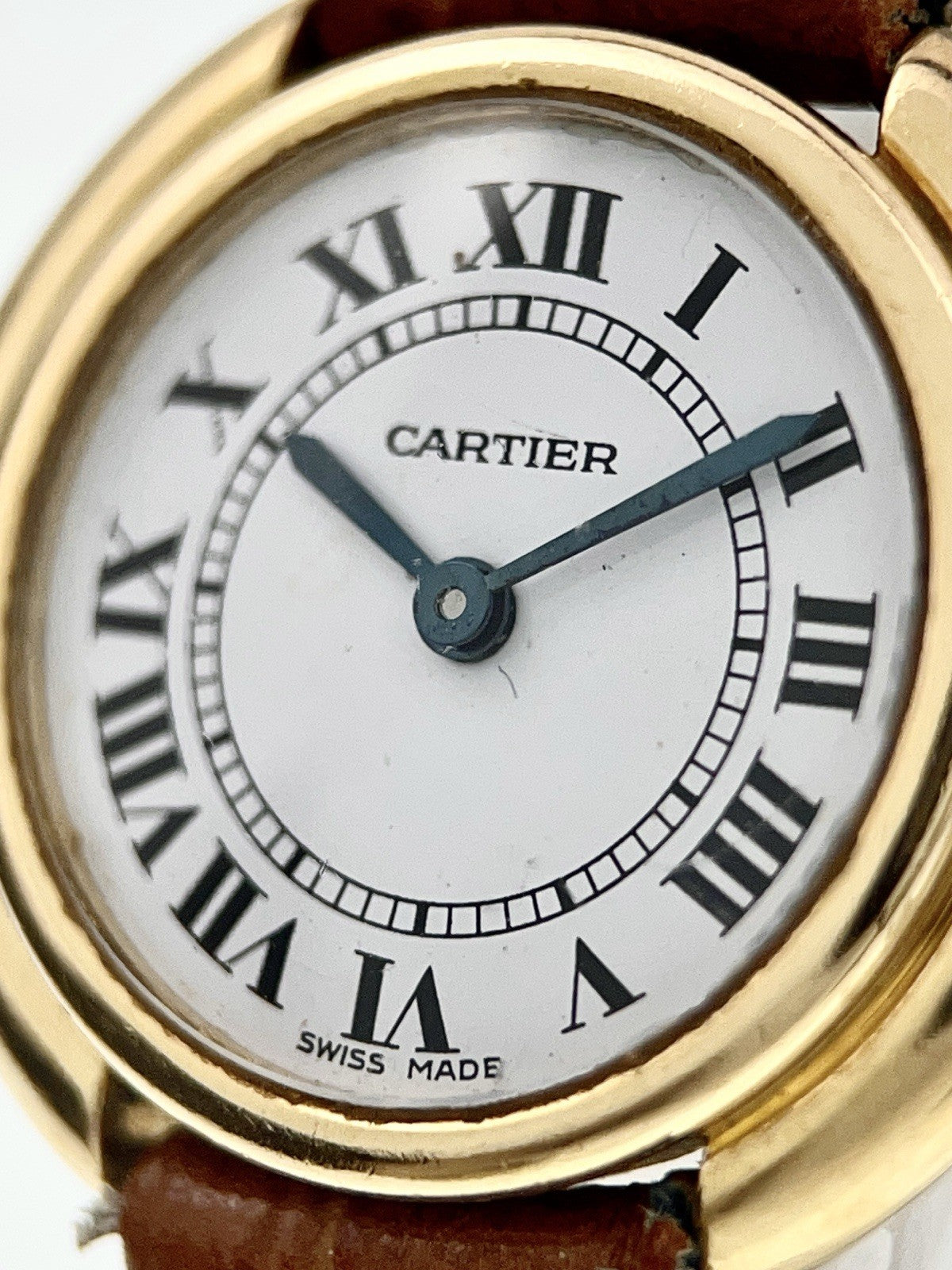 Cartier Paris Vendome 18k Yellow Gold 26mm Silver Dial Manual Wind Women’s 6708