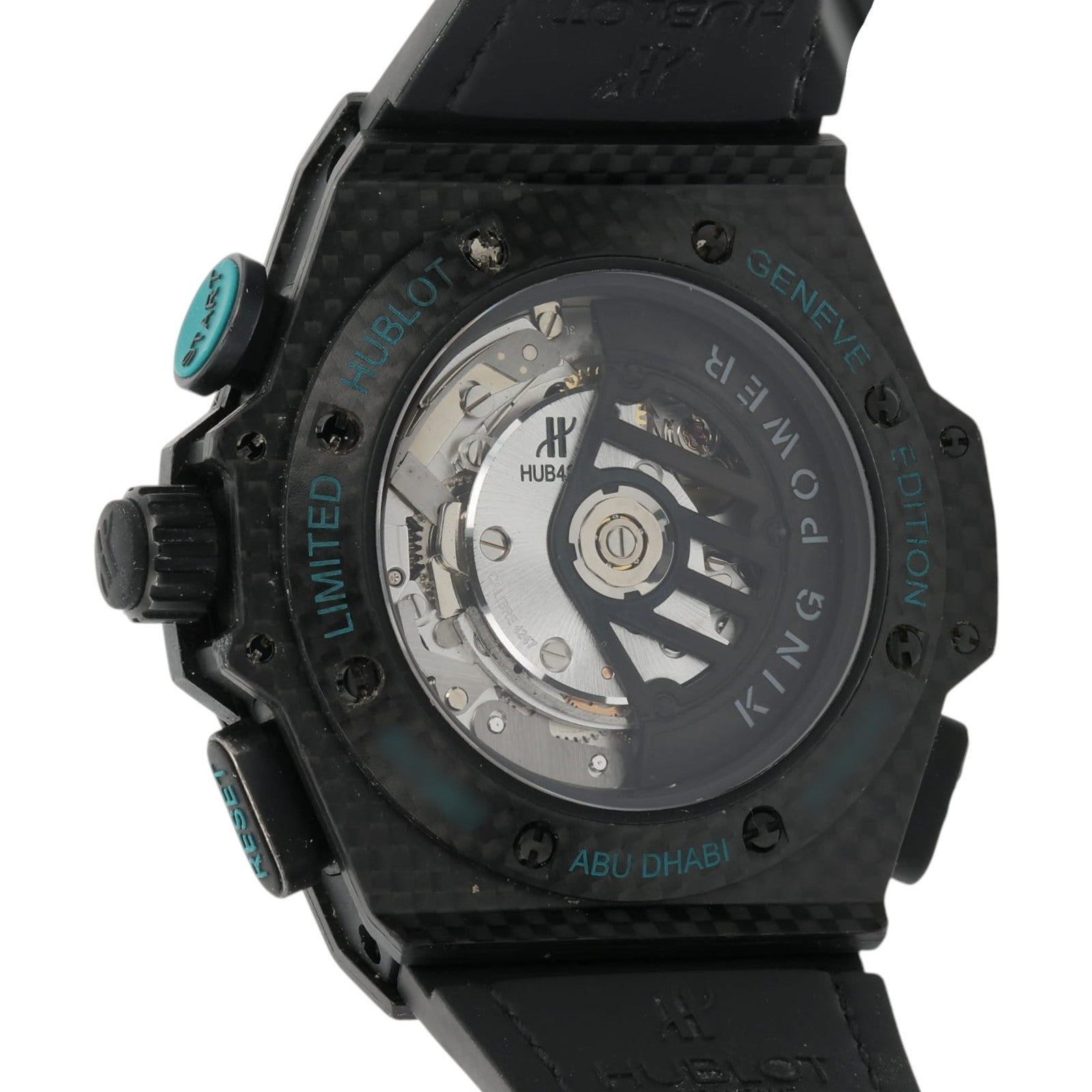 Hublot King Power F1 Abu Dhabi Skeleton Carbon 48mm Watch 719.QM.1729.NR.FAD11