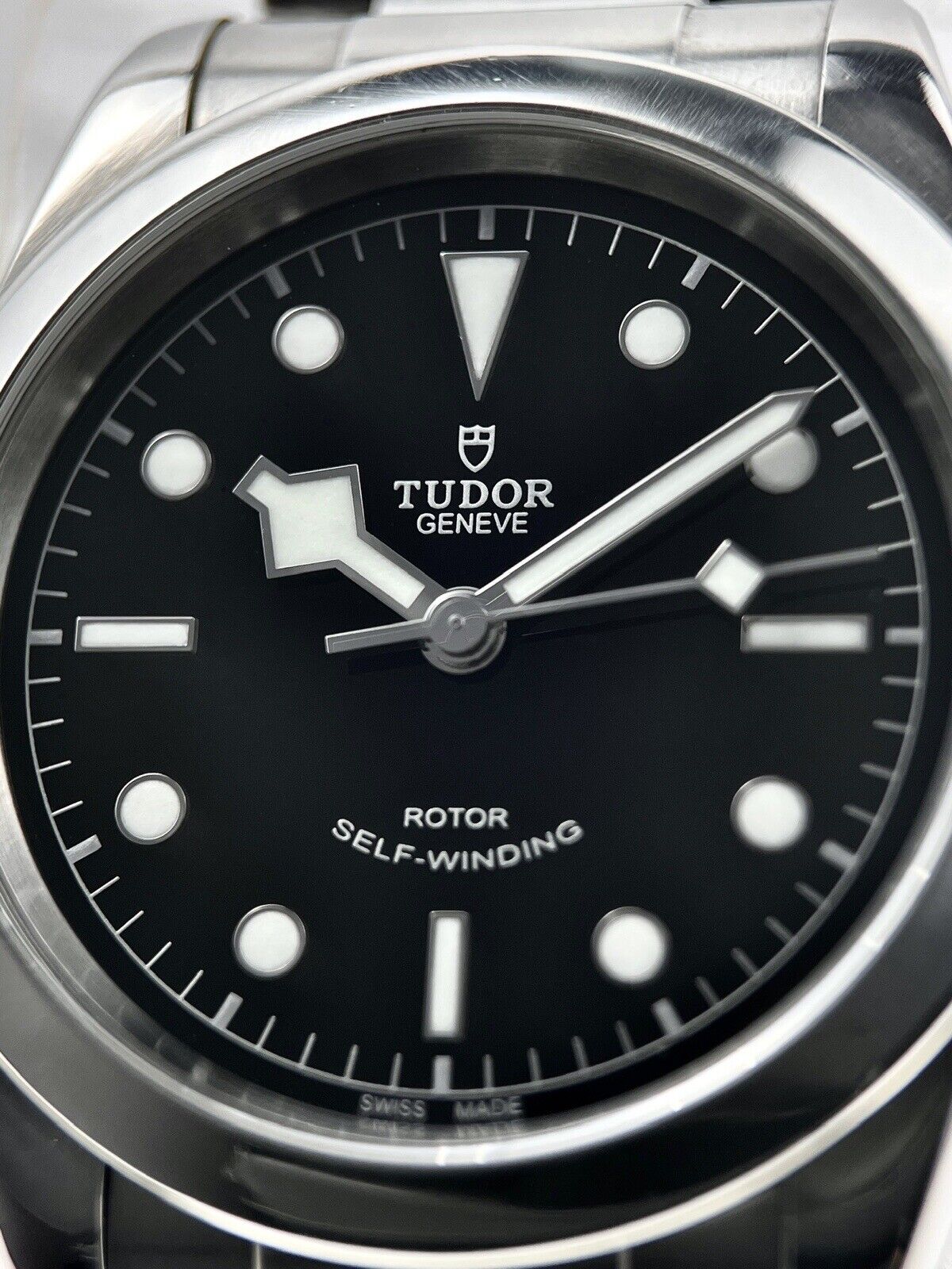 2022 TUDOR Black bay 79540 Black SMILEY Dial Stainless Automatic Men's Watch