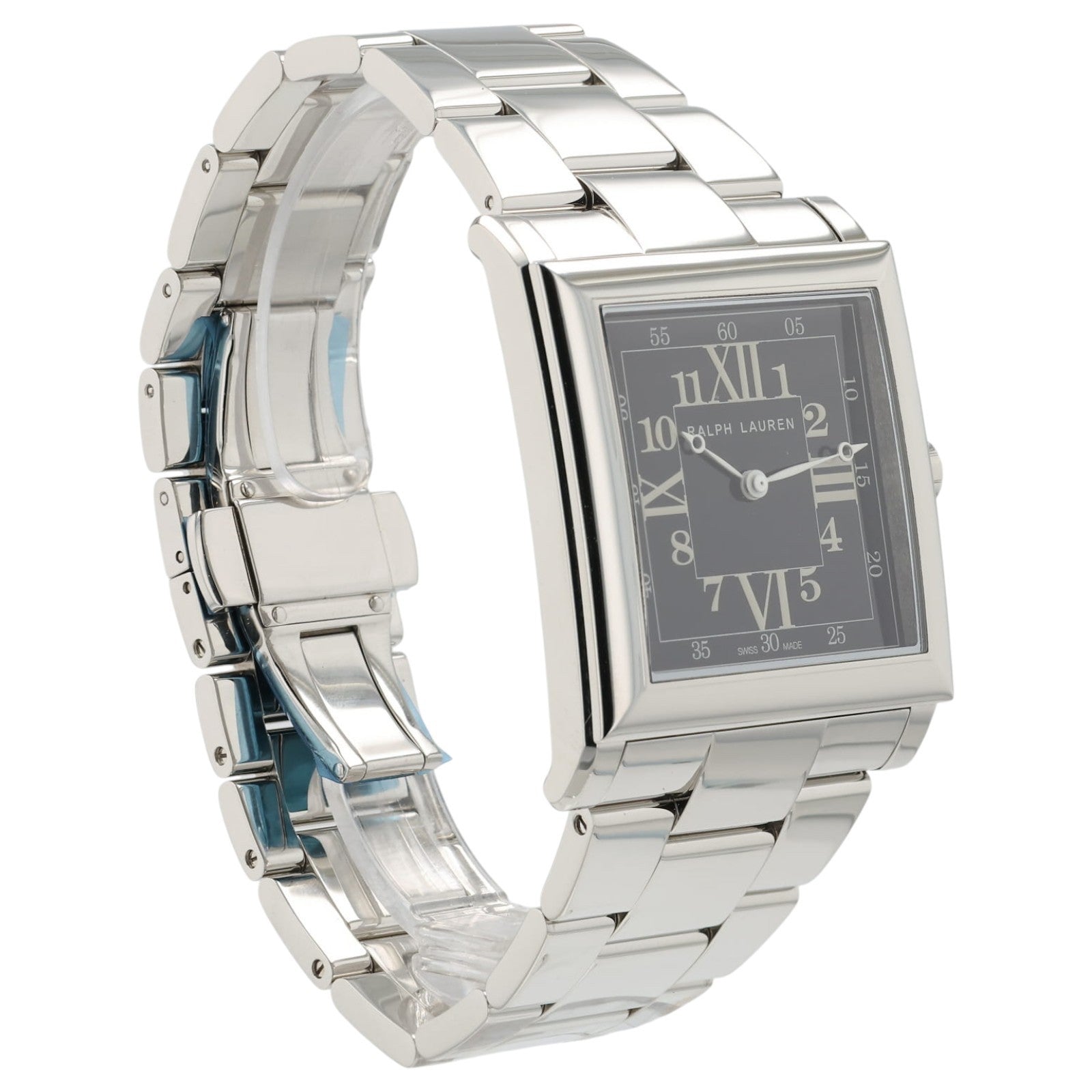NEW Ralph Lauren 867 Black Dial Stainless Steel 35mm Automatic Men's Watch