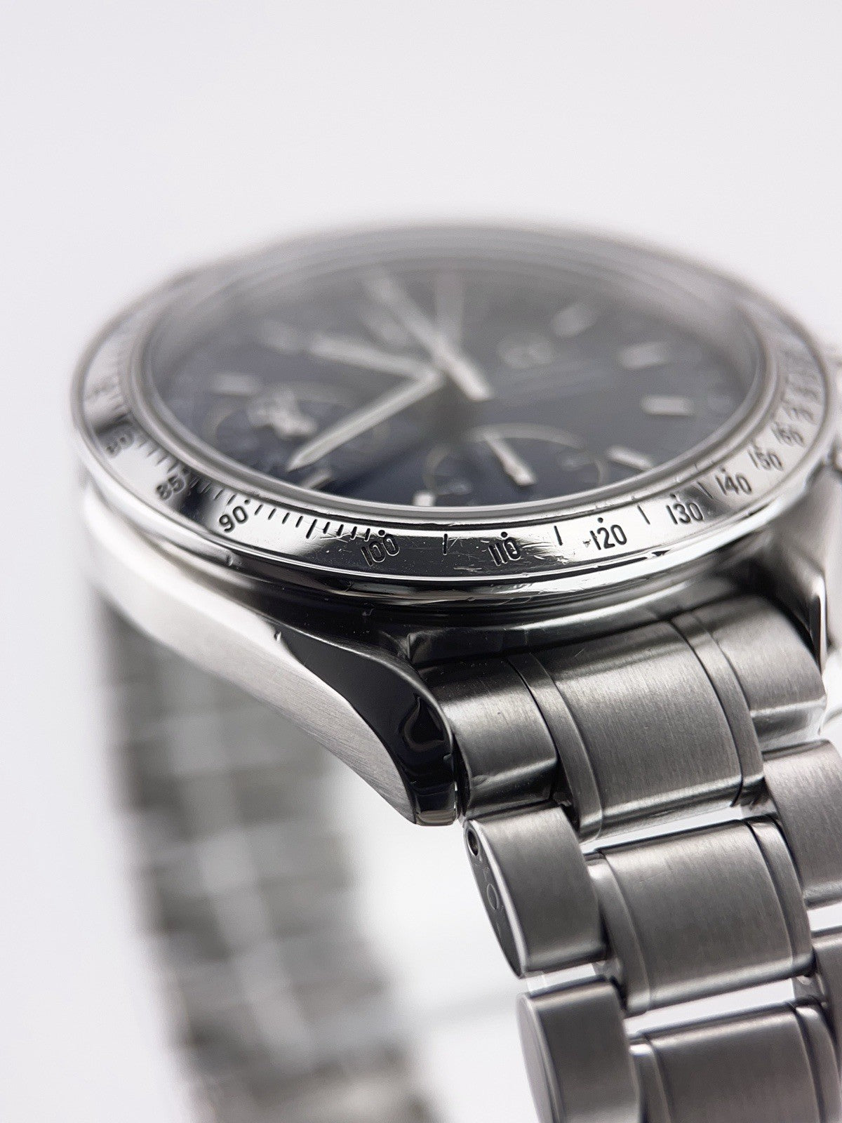 Omega Speedmaster Triple Date Blue Dial 39mm Automatic Men’s Steel Watch 3523.80