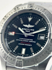 Breitling Avenger Seawolf Stainless Steel Black Dial 45mm Automatic Men’s A17330