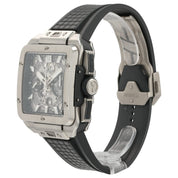 Hublot Square Bang Skeleton Dial Titanium 42mm Automatic Mens 821.NX.0170.RX