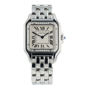 Cartier Panthere De Cartier Medium White Dial Quartz Women's Watch W4PN0008