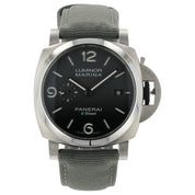 Panerai Luminor Marina Black Gray Dial Stainless Steel 44mm Automatic PAM01358