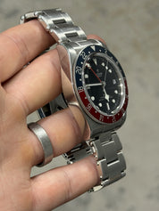 2019 Tudor Black Bay GMT Pepsi Black Dial Stainless Steel Mens Watch 79830RB