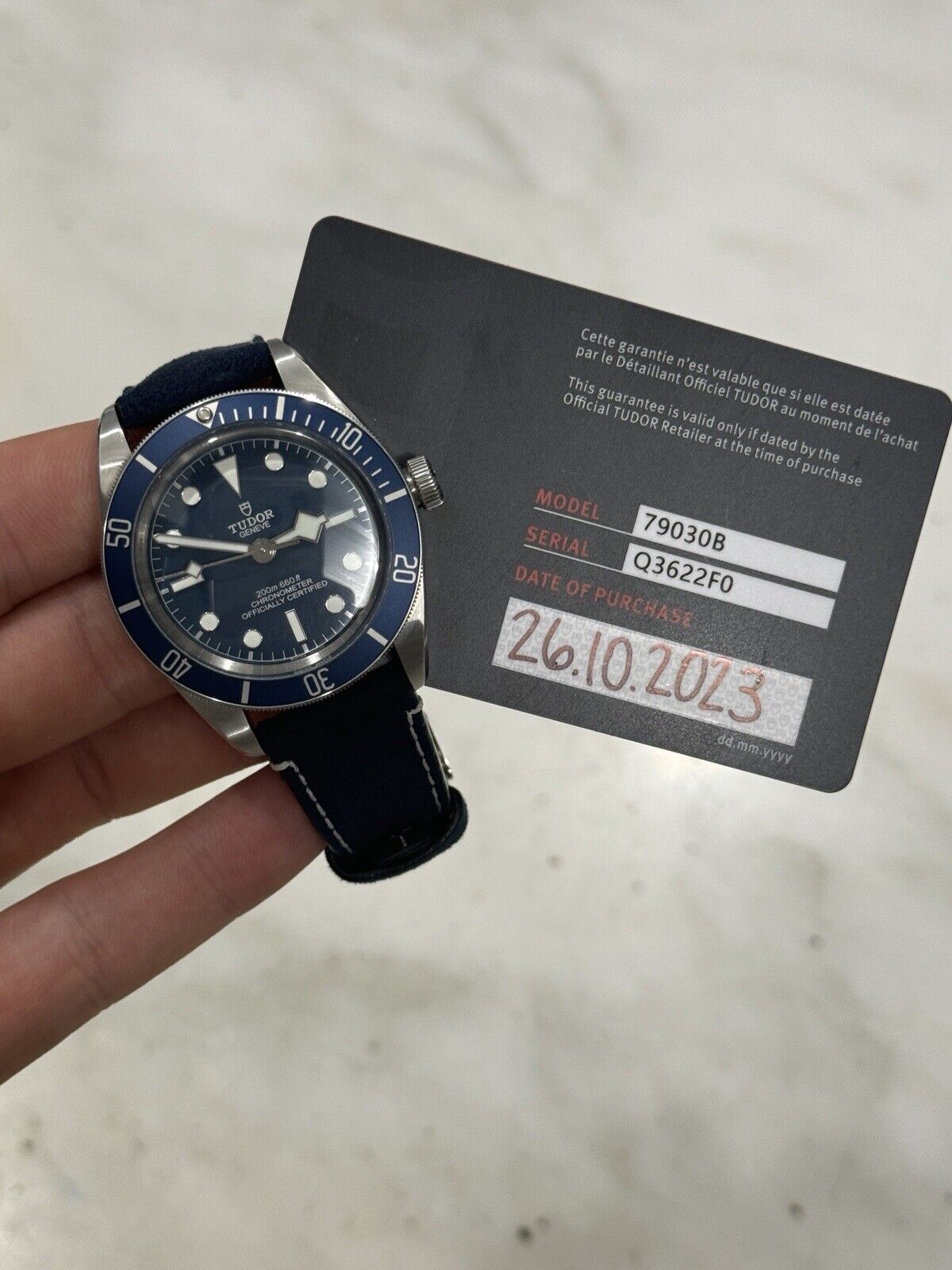 2023 Tudor Black-Bay Stainless Steel Blue 39mm Automatic Men’s Watch 79030B