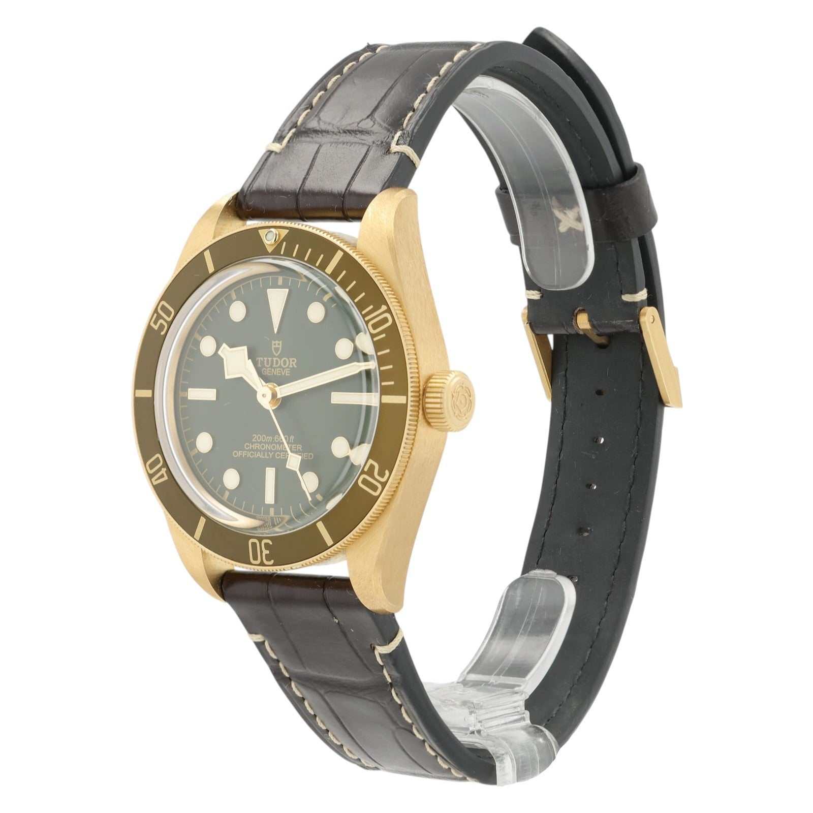 Tudor Black Bay Fifty-Eight Green Dial 18k Gold 39mm Automatic Mens Watch 79018V
