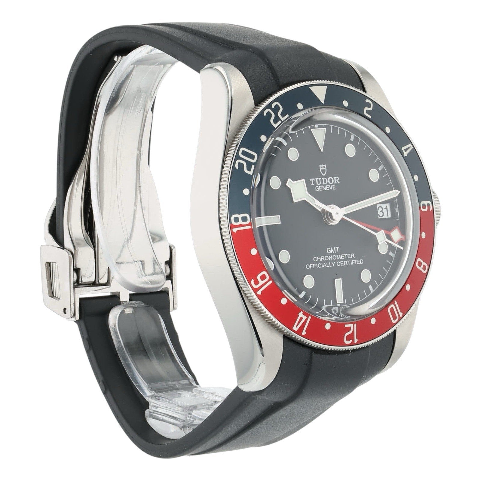 Tudor Black Bay GMT  Stainless Steel Black Dial 41mm Automatic Mens 79830RB