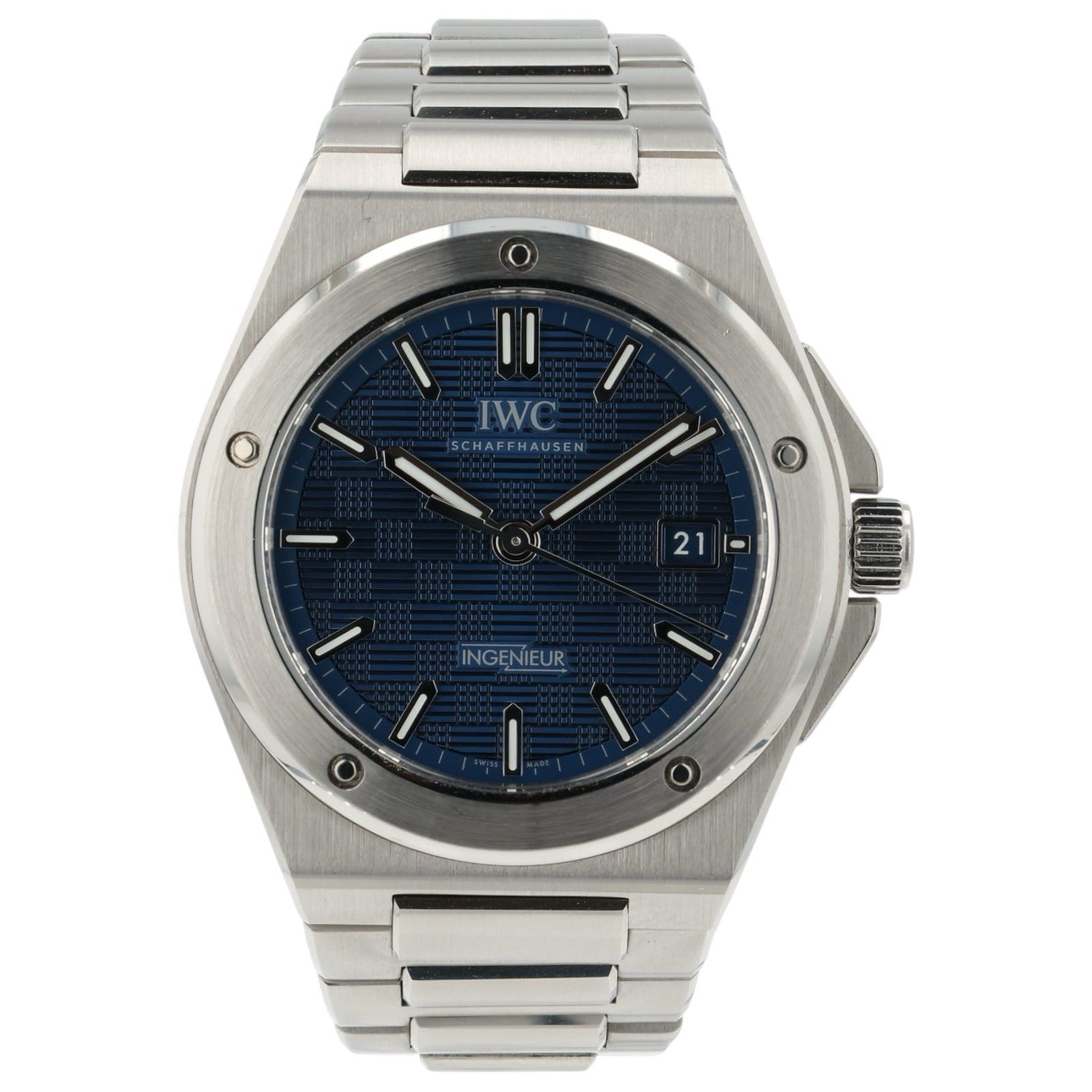 IWC Ingenieur Blue Dial Stainless Steel 40mm Automatic Men’s Watch IW328907
