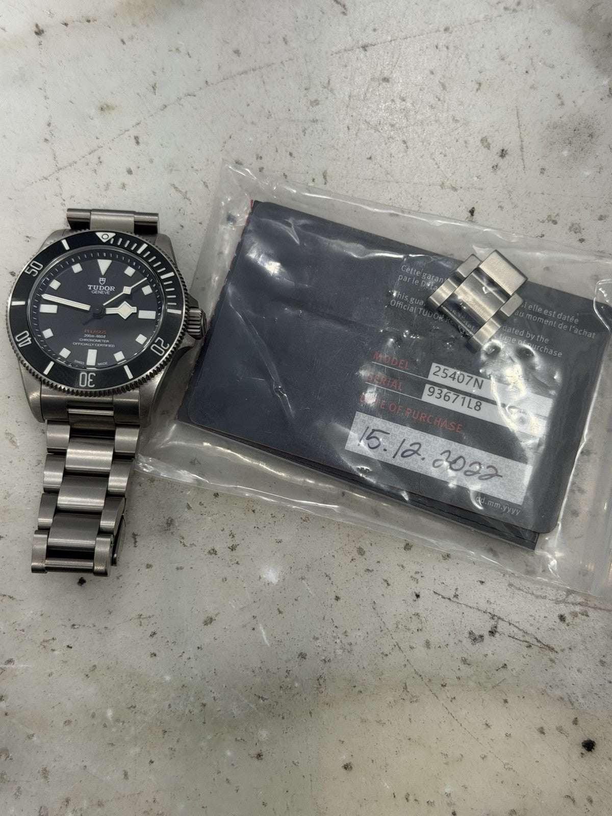 2022 Tudor Pelagos 39mm Titanium Automatic Black Mens Watch 25407N