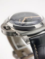 Panerai Luminor Equation Titanium Blue Dial 47mm Wind Up Men's Watch PAM00670