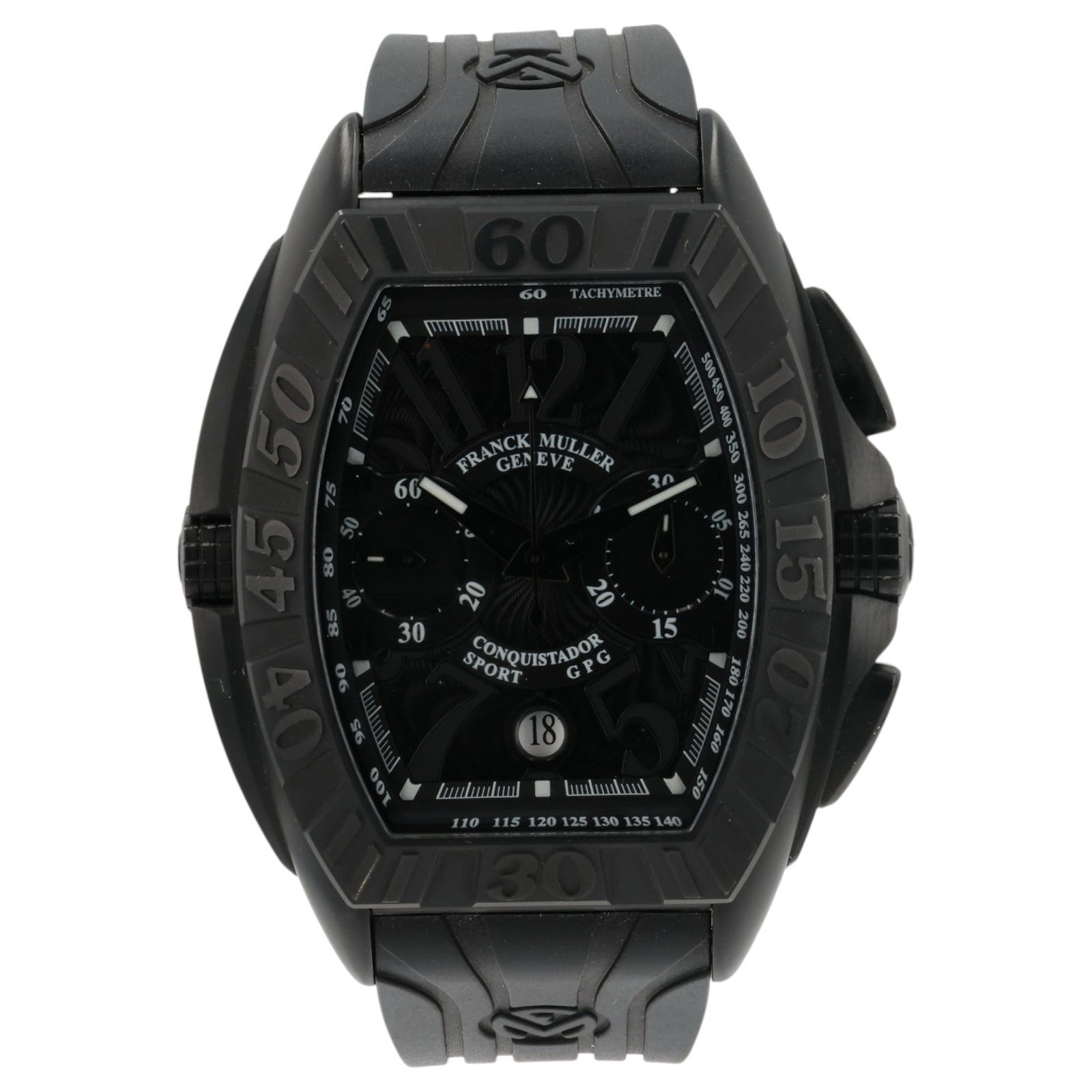 Franck Muller Conquistador Black Dial Titanium 34x48mm Automatic 8900 CC DT GP J