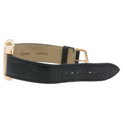 Cartier Tank Anglaise 18k Rose Gold Silver Dial 39.2mm Automatic Mens W5310005