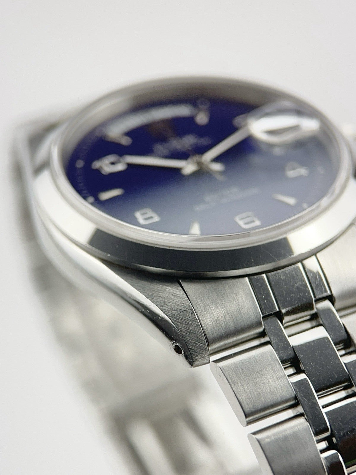 Tudor Prince Date Day Stainless Steel Blue Dial 36mm Automatic Mens Watch 76200