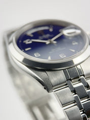 Tudor Prince Date Day Stainless Steel Blue Dial 36mm Automatic Mens Watch 76200