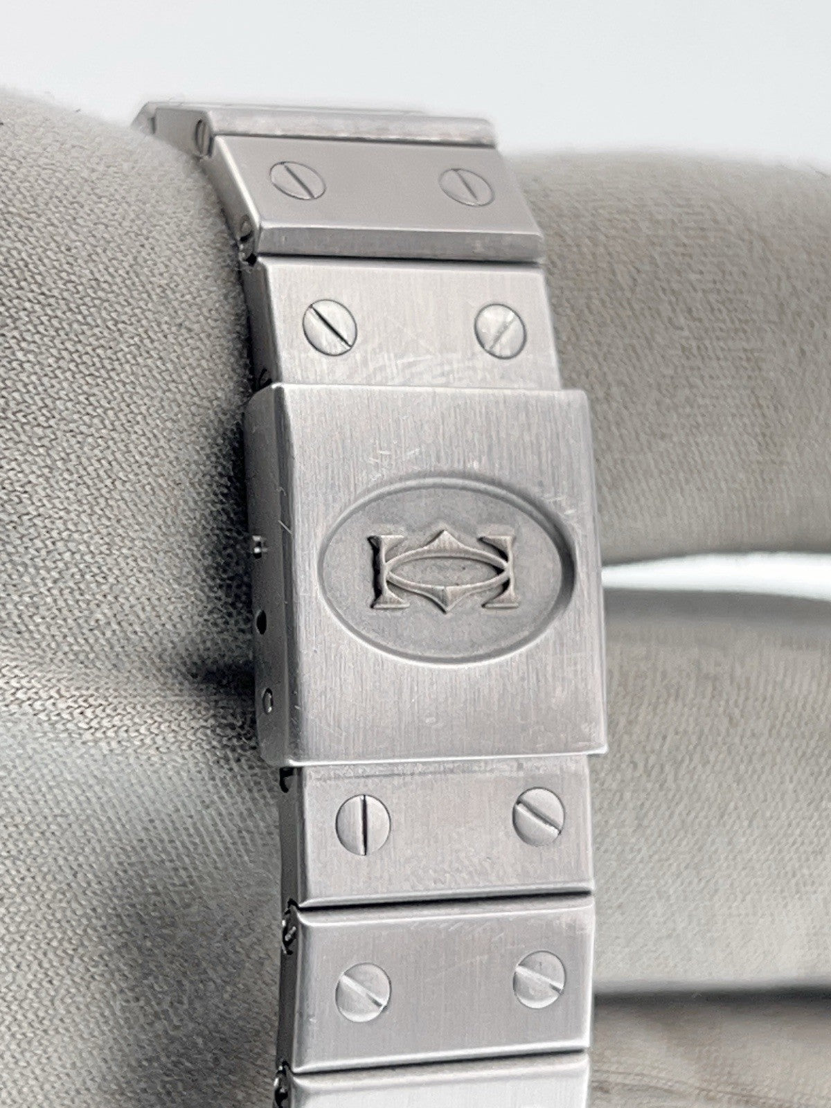 Cartier Santos Galbee Stainless Steel Silver Dial 29mm Automatic Unisex 9172960
