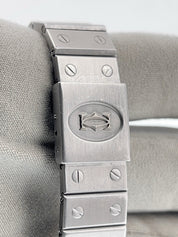 Cartier Santos Galbee Stainless Steel Silver Dial 29mm Automatic Unisex 9172960