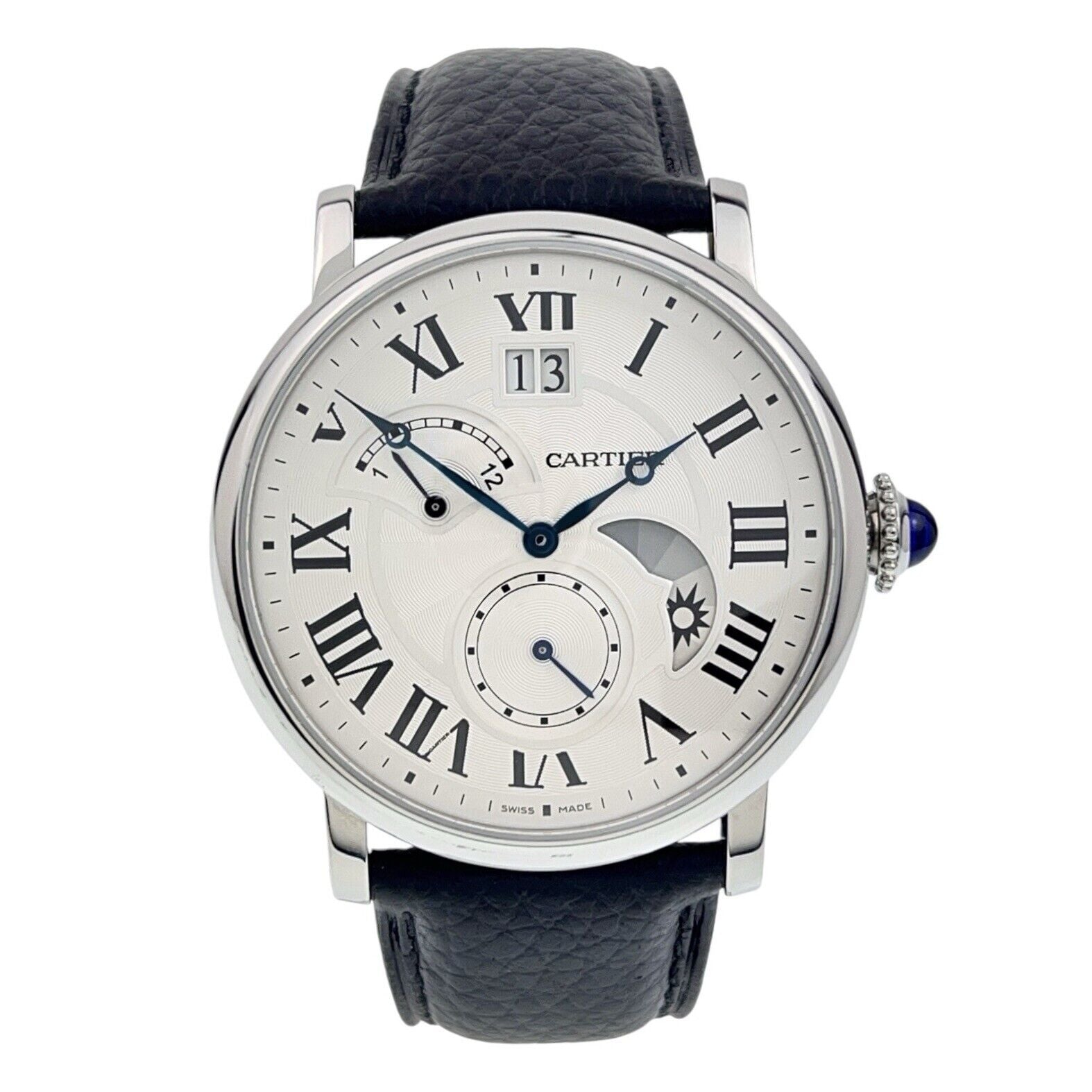 Cartier Rotonde de Cartier Steel Silver Color Dial 42mm Automatic Mens W1556368