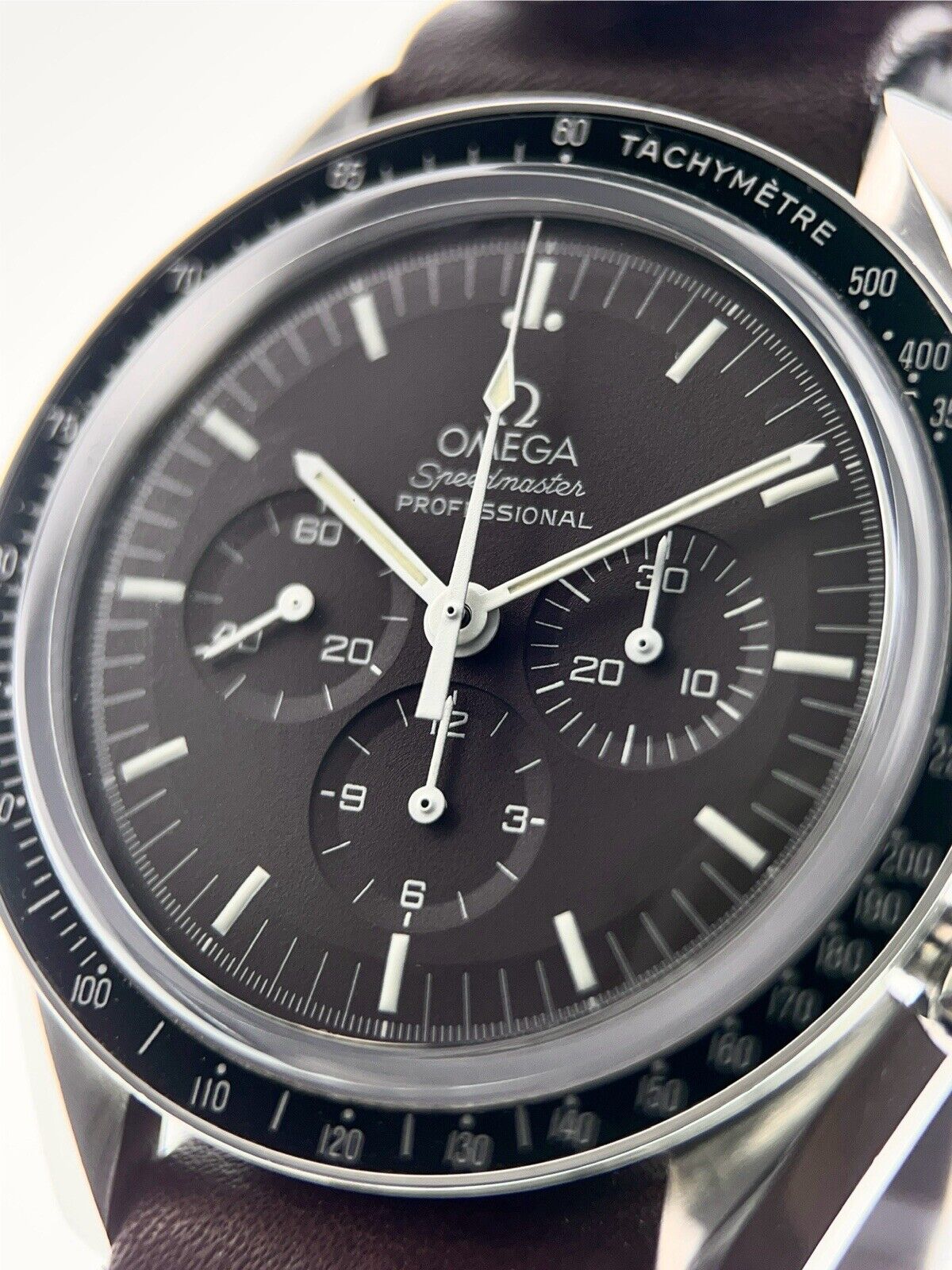 Omega Speedmaster Pro Stainless Steel Brown Dial 42mm Watch 310.32.42.30.13.001