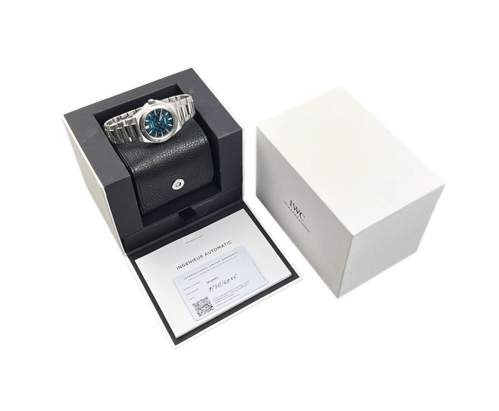 IWC Ingenieuer Aqua Dial Stainless Steel 40mm Automatic Mens Watch IW328903