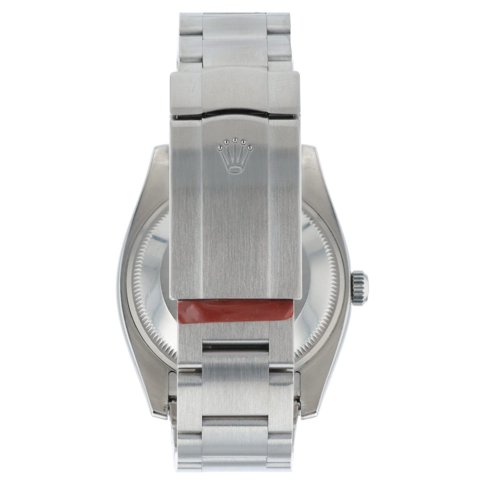 Rolex Air King Dominos Silver Dial Steel 34mm Automatic Unisex Watch 114200