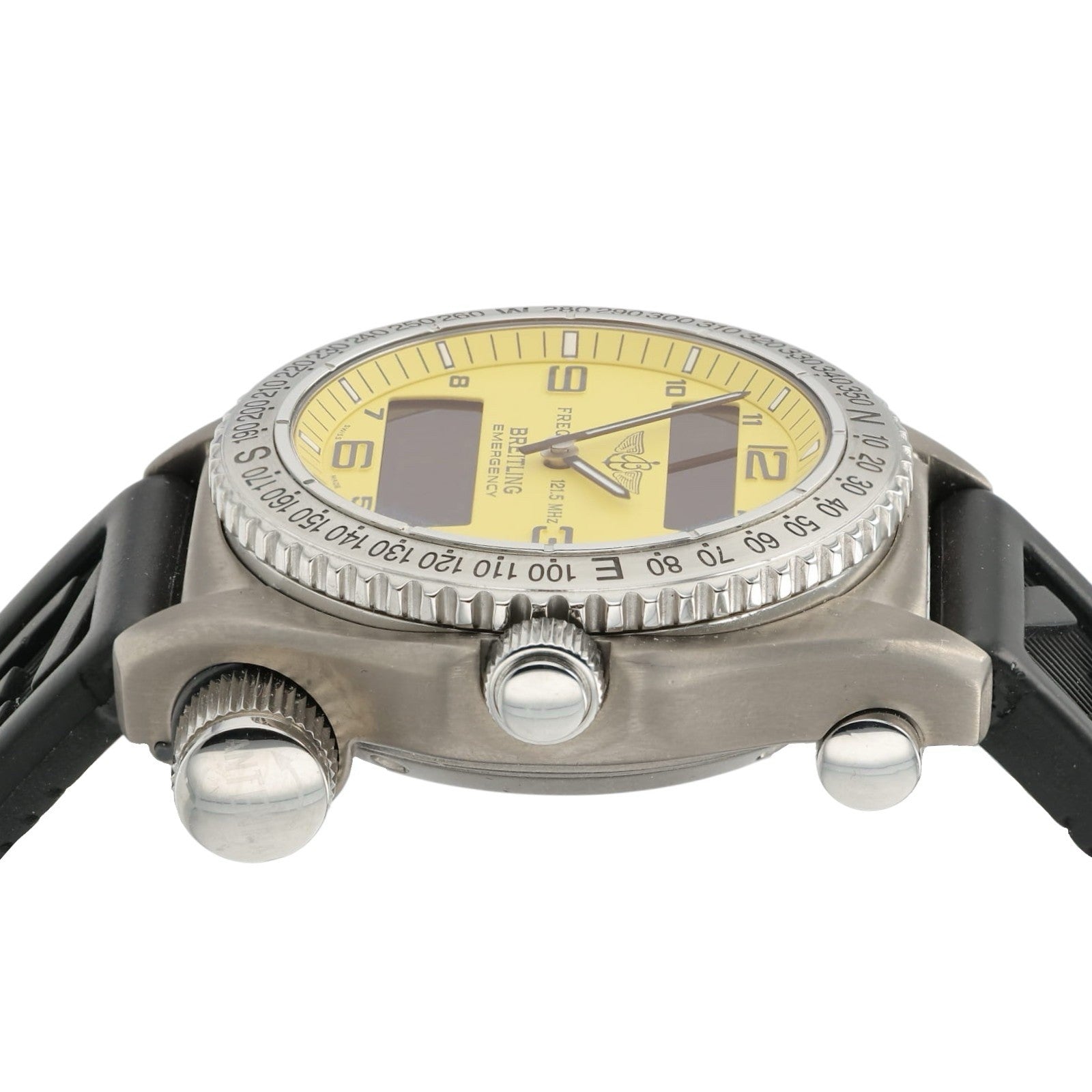 Breitling Emergency Mission Yellow Dial Titanium 43mm Quartz Men’s Watch E56321