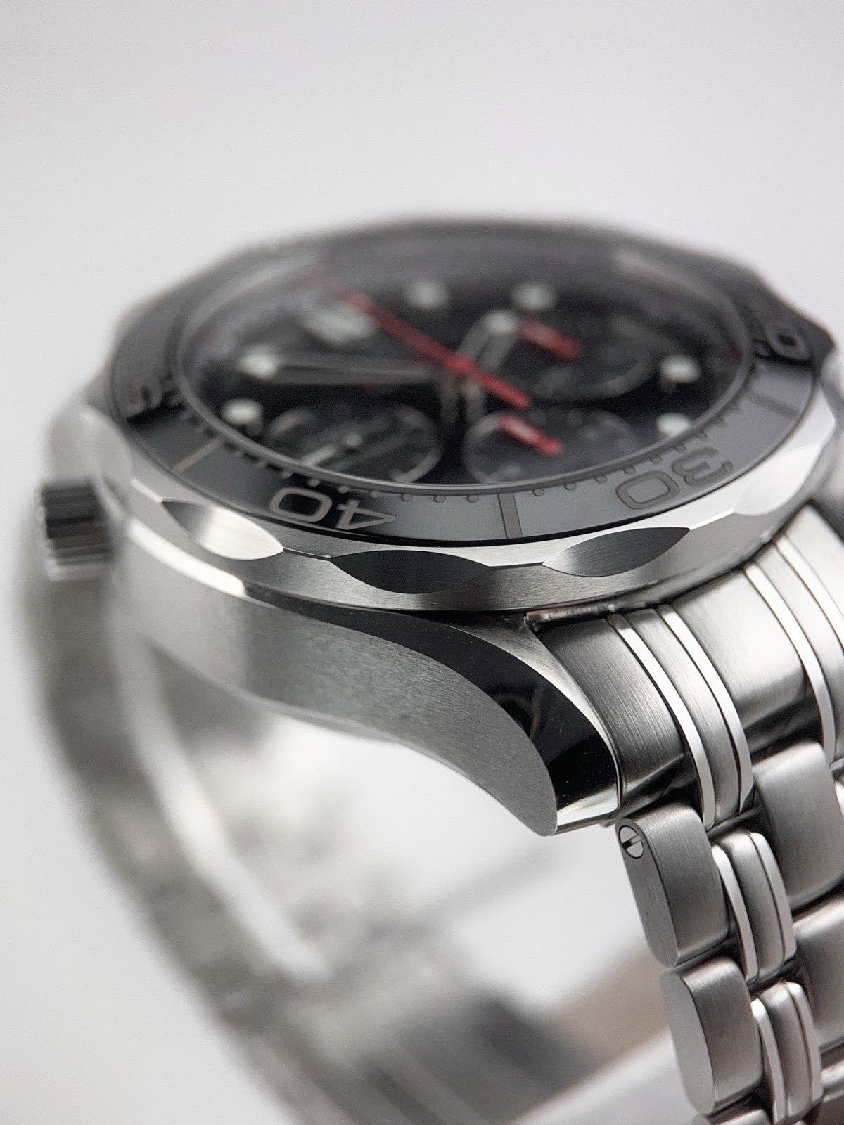 Omega Seamster Steel Black Dial 44mm Automatic Mens Watch 212.30.44.50.01.001